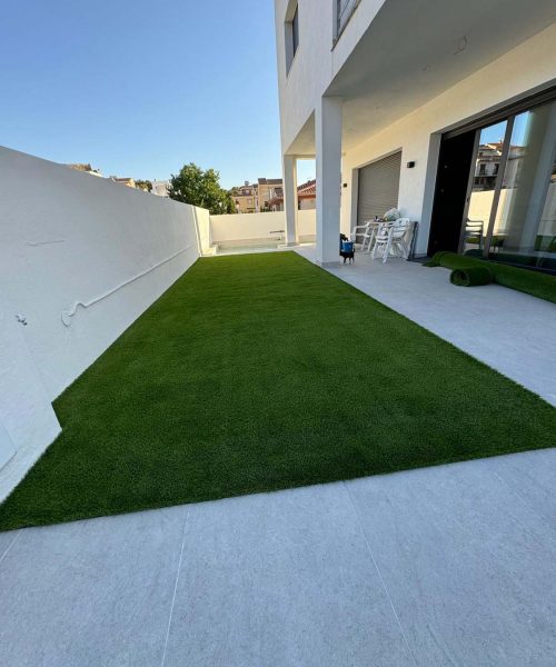 Instalación de césped artificial Churriana